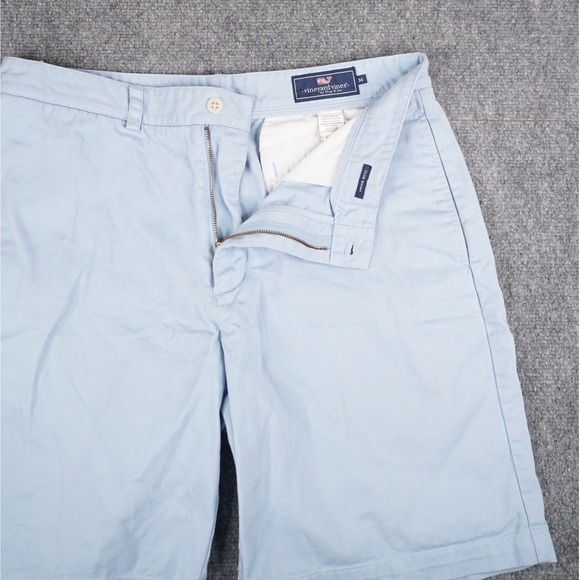 Vineyard Vines Other - Vineyard Vines Club Shorts Mens 34 Light Blue Cotton Stretch 1H0099